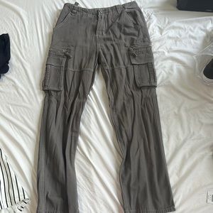 women gray cargos